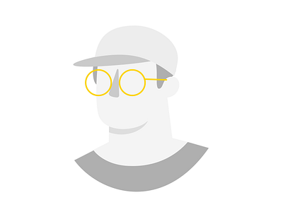 no accessories accessories app boy cap glasses illustration liveness lottie mobile motion onboarding product ui vector