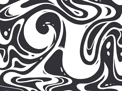 A 36days 36daysoftype fluid groovy handlettering letter liquid marble script