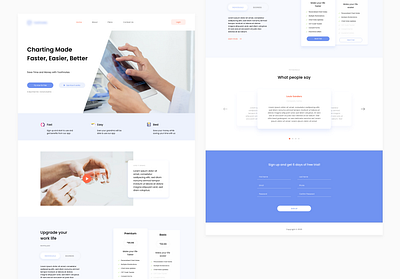 Home Page adobe xd dental design home page landing page product card product page ui ui design ux design