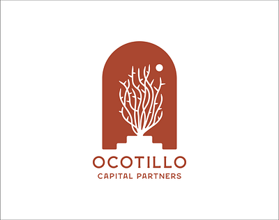 Ocotillo Capital Partners branding desert logo ocotillo