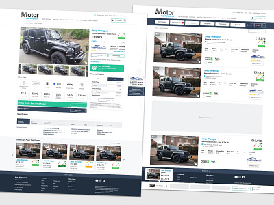 Motor UI/UX Design ui ux design web design