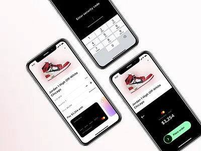 Checkout screen for a shopping app adobexd app checkout dailyui dailyuichallenge ios iphone shoes shopping app ui ux