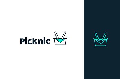 picnic Logo branding design illustration illustrator ui ux vector