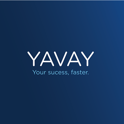 Yavay Logo automation brand branding design graphic design logo logotype palindrome text typogaphy