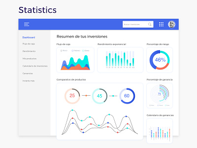 Statistics / DailyUI challenge #66 adobe adobexd appdesign application design designer statistics typography ui ui design uxdesign