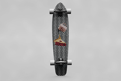 Twin Peaks Longboard illustration longboard skateboard twinpeaks