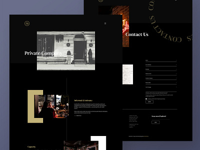 Wine Landing Page - Press "L" if you like this one! clean dark ui design website website design websites