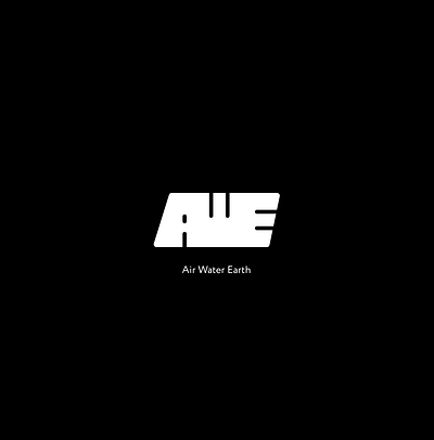 AWE Logo app branding logo typography