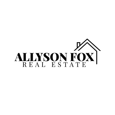 Allyson Fox Real Estate branding design graphic logo real estate agent real estate logo typography