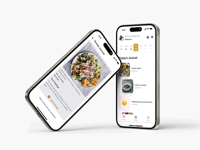 Maki - Journaling AI ai application design food journaling mobile ui ux