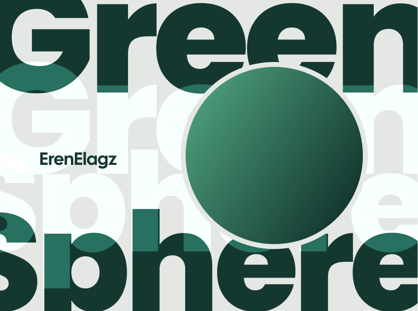 GreenSphere Concept Logo Branding Design branding concept gradient green icon logo