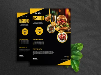 Fast food flyer branding brucher card carddesign delicious dish promotion flyer design fast food flyer design flyer flyerdesign food food delivery promotion flyer food festival flyer food truck flyer design foodflyer graphic design restaurant grand opening flyer restaurant menu flyer takeout special flyer tasty deals flyer vegan restaurant flyer