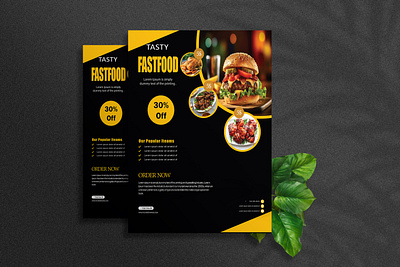 Fast food flyer branding brucher card carddesign delicious dish promotion flyer design fast food flyer design flyer flyerdesign food food delivery promotion flyer food festival flyer food truck flyer design foodflyer graphic design restaurant grand opening flyer restaurant menu flyer takeout special flyer tasty deals flyer vegan restaurant flyer