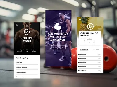 fitness App ui