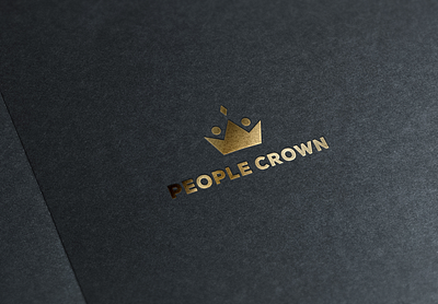 PEOPLE CROWN branding conection crown designs logo design mockup