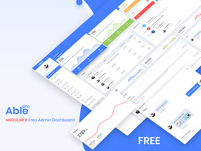 Able Pro Angular 9 Free Admin Dashboard admin admin dashboard admin dashboard template admin design admin panel admin template admin theme angular angular 9 angular admin template angular dashboard angularjs backend branding ui ui ux design ui ux uidesign