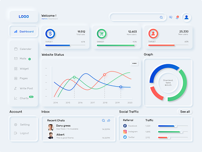 Dashboard Design in Neomorphic Style dashboard design neomorphic trend ui ui design ux ux design