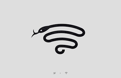 Snake-fi animal branding dribbble identiny logo logoawesome logodesign logotype pixart snake snakefi vector wifi