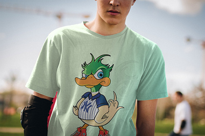 Duck character branding cartoon art cartoon character cartoon illustration character characterdesign design a day graphic artist graphic design illustration mascot character mascot design mascot logo t shirt design t shirt illustration vector