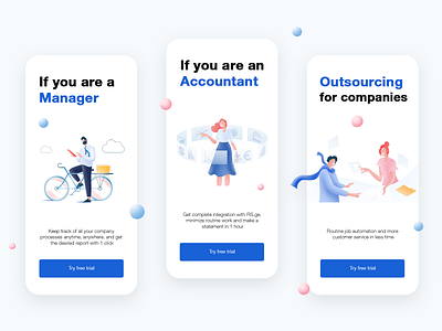 If you are a Manager app app design cloud cloud services flat illustration landing minimal mobile responsive responsive design ui ui design uiux