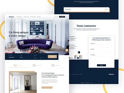 Homey Unique Estate app architecture branding design flat graphic design icon illustraion personalisation property real estate typography ui ux web website