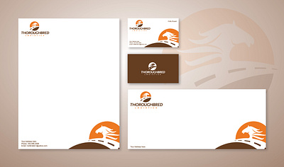 Thoroughbred Logistics - Logo Design Deck branded stationery business stationery designer business stationery designs custom stationery designs stationery design templates