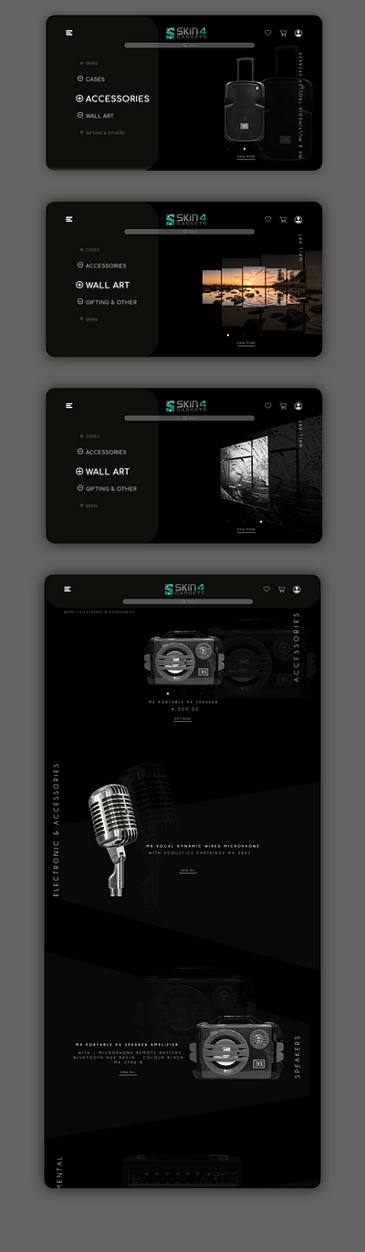 website ui animation branding ecommerce typography ui ux webdesign website