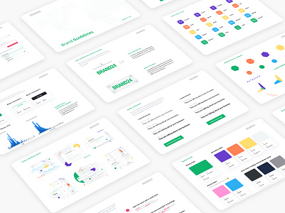 Brand book Brand24 brand24 brandbook brandguide branding colorpalette design designsystem guideline styleguide