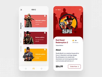 GG - Mobile App Concept concept app design dribbble app figma games gamestore ios ios mobile app pc pcgames play player sketch ui ux ui ux design uidesign
