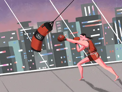 Boxing illustration