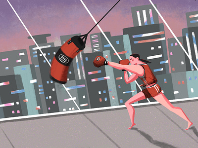 Boxing illustration