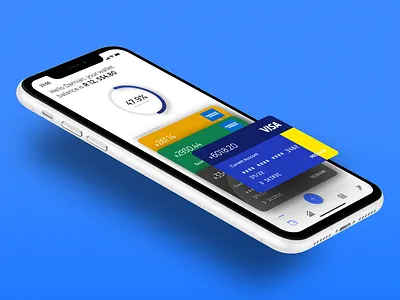Wallet App app design flat minimal project ui ux
