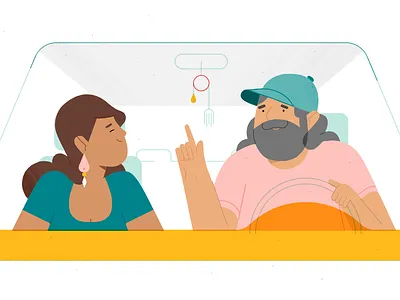 Family trip car character character design design family illustration inspiration photoshop styleframe trip video