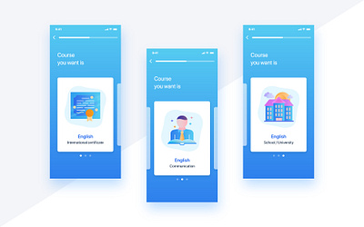 App Education app app design design typography ui ux vector