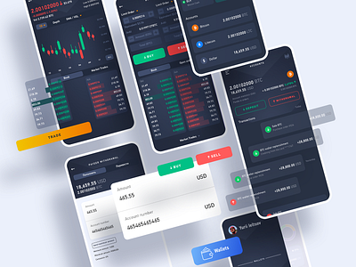 Crypto trade sborka clean design crypto crypto currency crypto exchange crypto trading crypto wallet interface mobile app mobile app design services simple solution ui user experience ux