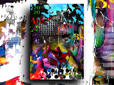 Poster I ABSTRACT I G&G I 2020 poster adobe collage art layout