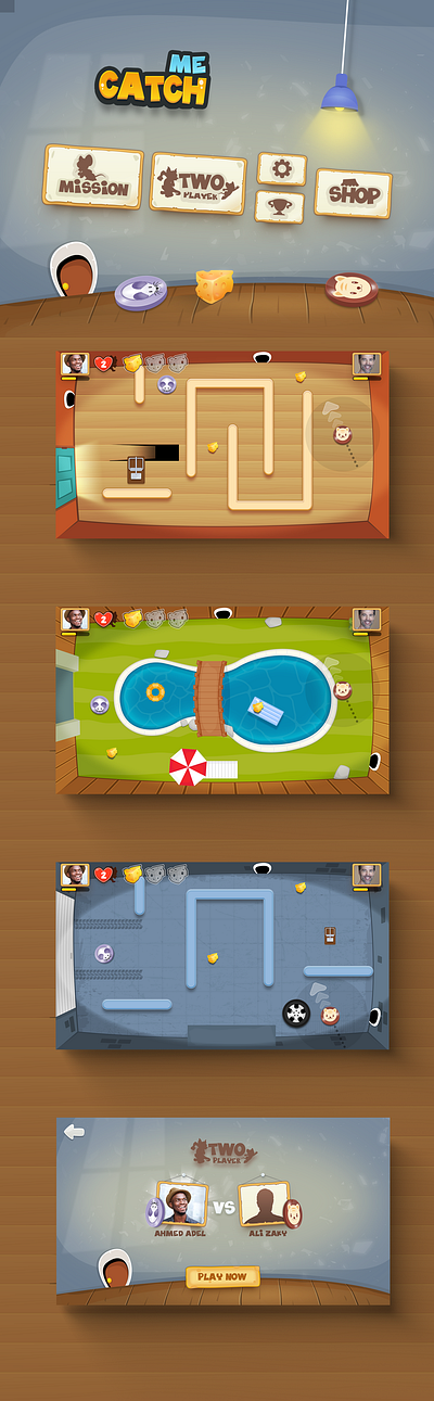 Catch ME cat challenge game design mouse online player
