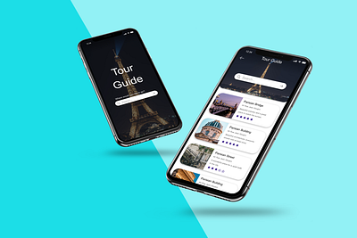 Tourism app (experimental design) app design design mockup ui design ux design