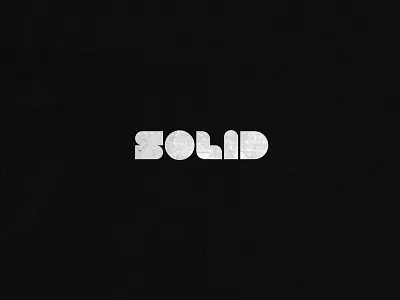 Solid Logo Design art direction bold clean concrete geometrical lettering logo logo designer minimalist logo minimalistic simple logo solid thick type typography visual identity