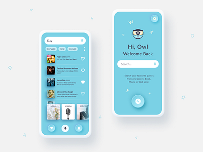 Owl branding illustraion typography ui ux vector