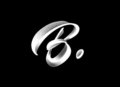 Letter B 36days b 36daysoftype calligraphy lettering logo logotype script typemate typography