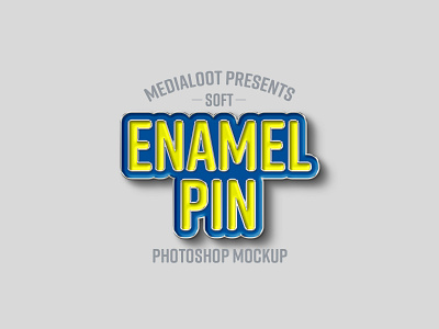 Soft Enamel Pin Mockup enamel pin mockup photoshop pin soft enamel