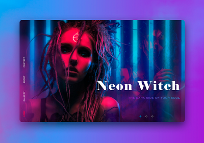 Neon Witch webdesign website