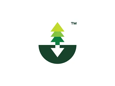 eCommerce Logo Design - Deep In The Woods arrow business custom logo ecommerce logo logo design logo designer tree woods