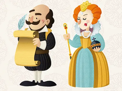 Trail Blazing Tudors character art character design childrens illustration historical characters history illustration kids illustration