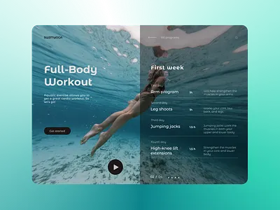 Sport Layout Exploration creative design creative direction layout grid model slide sport ui design web design