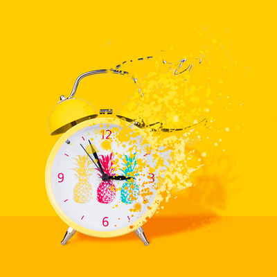 Sunny time art artwork beautiful clock creative design graphic graphicdesign graphicdesigner illustration onecolor photoshop picture yellow