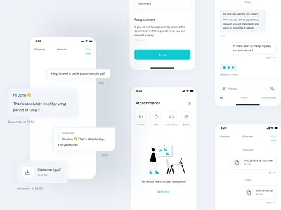Let's chat app bank bank app banking chat chat app clean download finance fintech interface ios mobile money product talk upload ux uxdesign visual design