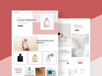 Perfumes online store ecommerce ecommerce design online shop online store perfume perfumes shop shopify ui web design webdesign website