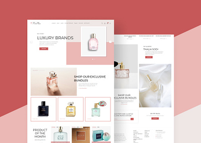 Perfumes online store ecommerce ecommerce design online shop online store perfume perfumes shop shopify ui web design webdesign website